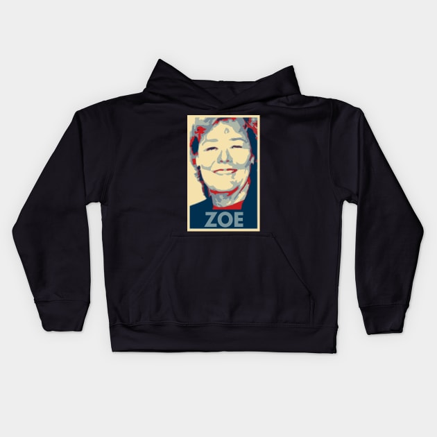 Zoe Lofgren Political Parody Kids Hoodie by ThreadChef